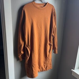 Alaskan Hardgear by Duluth Cinna Orange Crosshaul Cotton Camp Dress Size M.